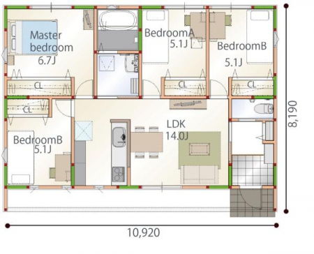 ̑@v@Ԏ@4LDK@ʐ25؁@{̉i@ō1538~ipAtэHp͕ʓrKvłBj